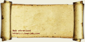 Isidora Veškovac vizit kartica